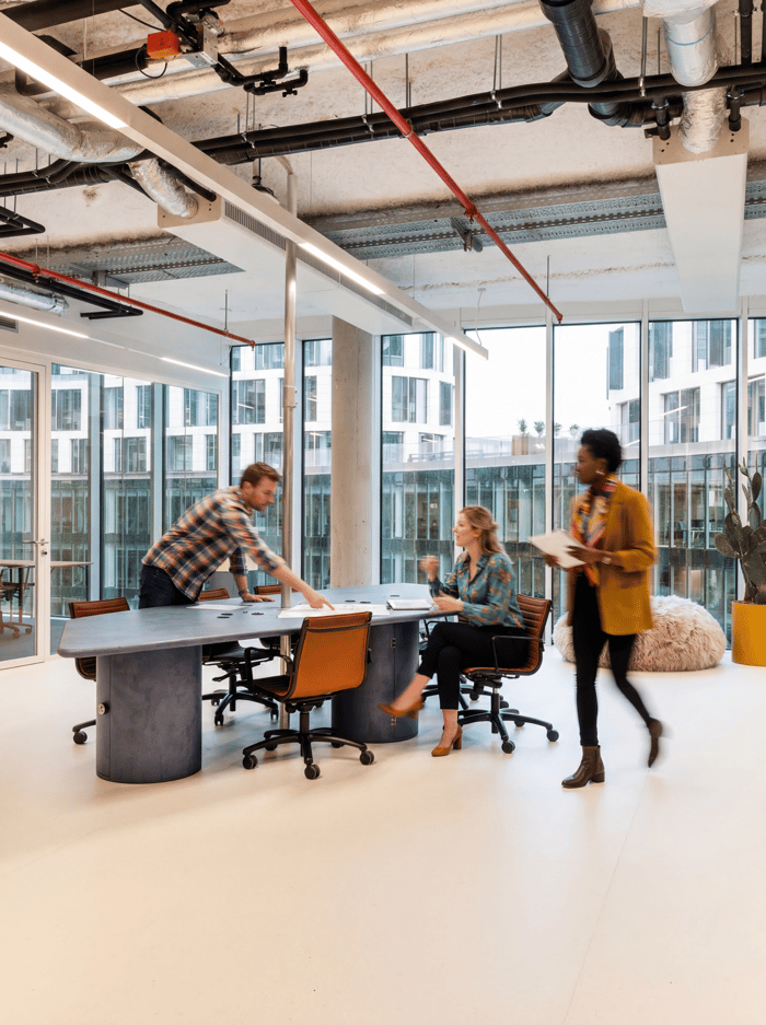 Team working in Silversquare workspace